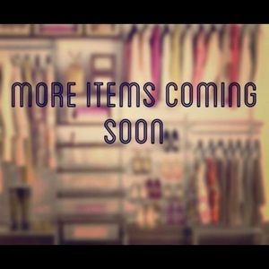 Cleaning my closet this weekend! Check back!